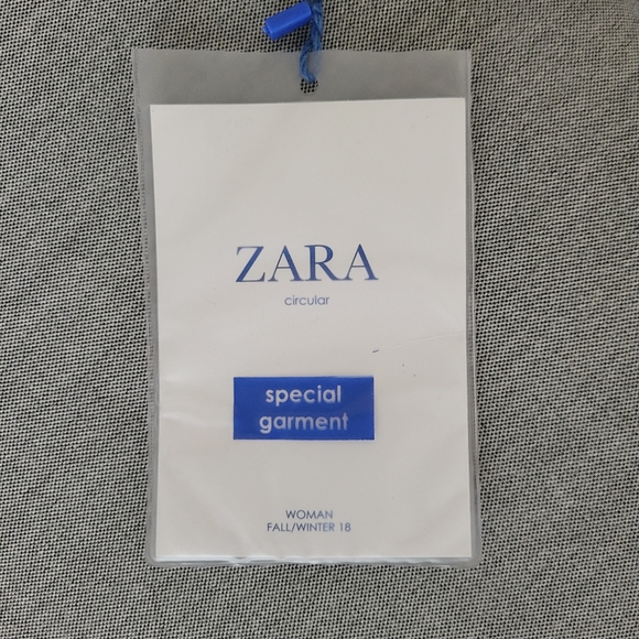 NWT Zara Metallic Thread Crop Top Small - Picture 9 of 11